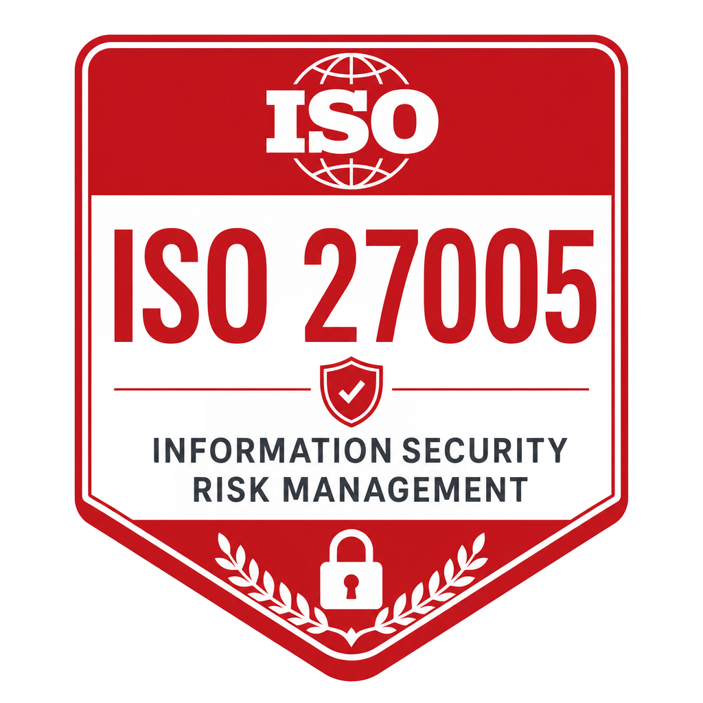 ISO 27005 certification badge