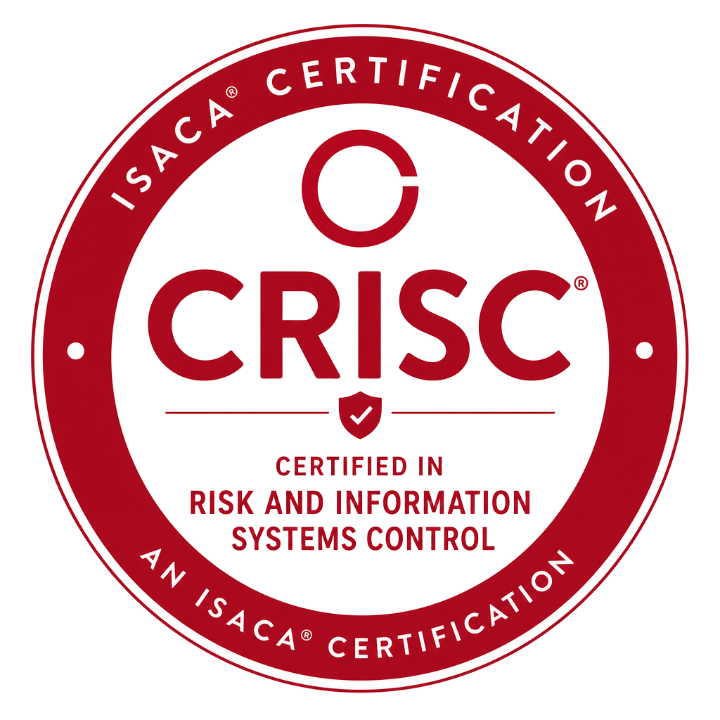 CRISC certification badge