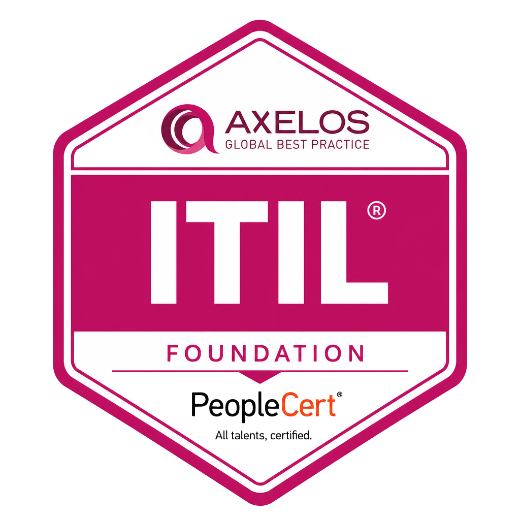 ITIL certification badge